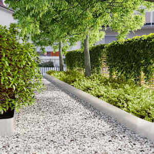 Robniki za trato 30 kosov 20x103 cm iz nerjavečega jekla