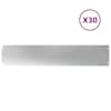 vidaXL Murupiire 30 tk 20 x 103 cm Tsingitud teras H&otilde;bedane