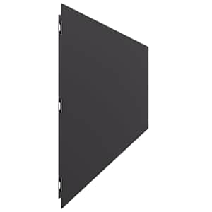 Okraj trávníku 10 ks 25 x 103 cm Studeně válcovaná ocel Černá - obrázek 6