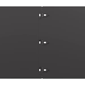 Okraj trávníku 10 ks 25 x 103 cm Studeně válcovaná ocel Černá - obrázek 7