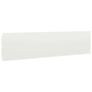 Okraj trávníku 10 ks 25 x 103 cm Studeně válcovaná ocel Bílá - obrázek 4