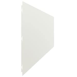 Okraj trávníku 10 ks 25 x 103 cm Studeně válcovaná ocel Bílá - obrázek 6