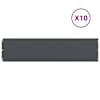 vidaXL Murupiire 10 tk 25 x 103 cm Teras Antratsiit