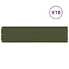 vidaXL Murupiire 10 tk 25 x 103 cm Teras Oliiviroheline