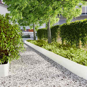 Travnate obrobe 20 kosov Bela 25x103 cm Hladno valjano jeklo