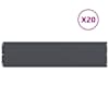 vidaXL Murupiire 20 tk 25 x 103 cm Teras Antratsiit