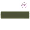 vidaXL Murupiire 20 tk 25 x 103 cm Teras Oliiviroheline