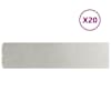 vidaXL Murupiire 20 tk 25 x 103 cm Roostevaba teras H&otilde;bedane
