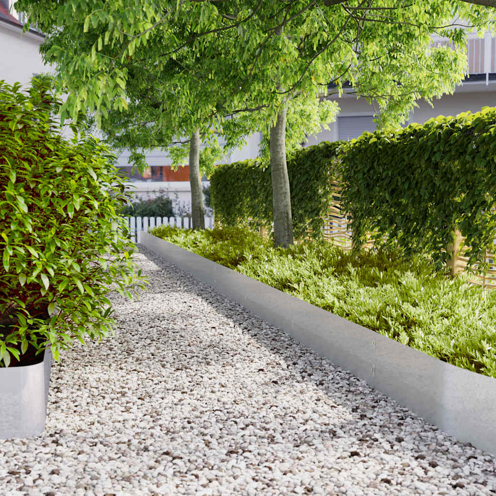 vidaXL Rasenkanten 20 Stk. 25x103 cm Verzinkter Stahl