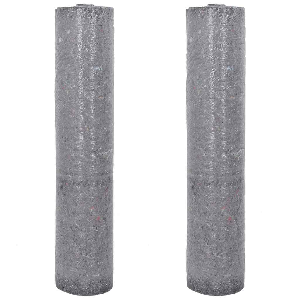 vidaXL Protiskluzové malířské rouno 2 ks 25 m 180 g/m² šedé