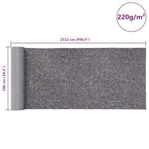 Protiskluzové malířské rouno 2 ks 25 m 220 g/m² šedé - obrázek 11
