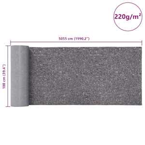 Protiskluzové malířské rouno 2 ks 50 m 220 g/m² šedé - obrázek 11