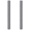 vidaXL libisemiskindlad maalrifliisid, 2 tk, 5 m, 280 g/m&sup2;, hall