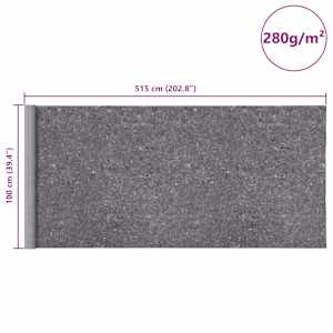Protiskluzové malířské rouno 2 ks 5 m 280 g/m² šedé - obrázek 11