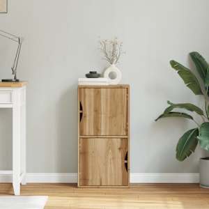 vidaXL Beistellschrank ODDA 40x24x79 cm Massivholz Kiefer