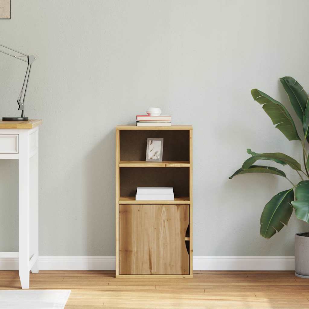vidaXL Bijzetkast ODDA 40x24x79 cm massief grenenhout afbeelding