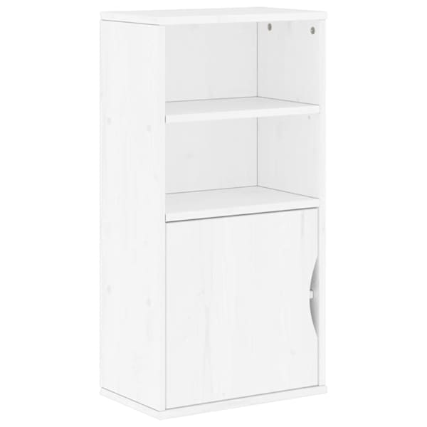 vidaXL k&uuml;lgkapp "ODDA" Valge 40x24x79 cm t&auml;ispuidust m&auml;nd