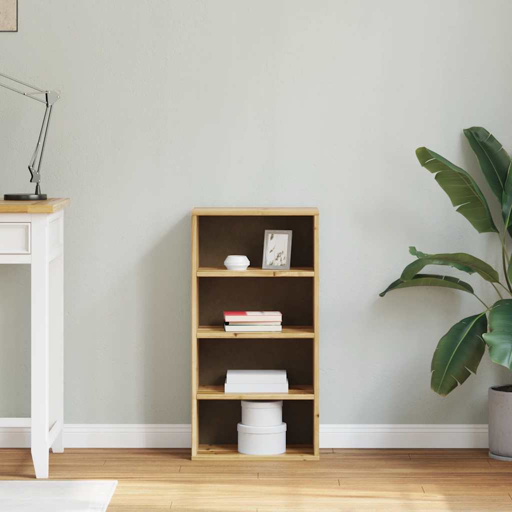 vidaXL Bijzetkast ODDA 40x24x79 cm massief grenenhout afbeelding