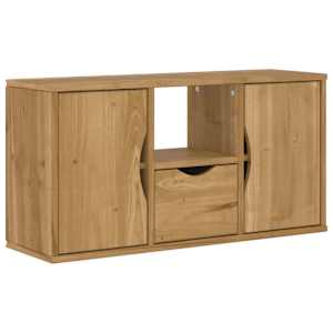 TV skříňka se zásuvkou "ODDA" 79x24x40 cm Borovicový masiv - obrázek 2
