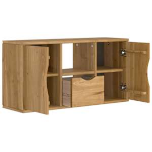 TV skříňka se zásuvkou "ODDA" 79x24x40 cm Borovicový masiv - obrázek 5
