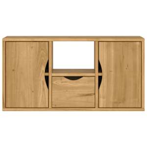 TV skříňka se zásuvkou "ODDA" 79x24x40 cm Borovicový masiv - obrázek 6