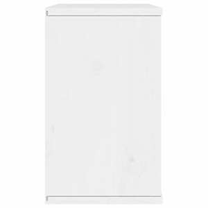 TV skříňka se zásuvkou ODDA bílá 79x24x40 cm Borovicový masiv - obrázek 7