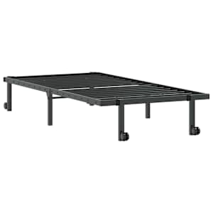 Rám postele bez matrace skládací černý 90x200 cm ocelový - obrázek 5