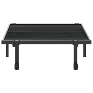 Rám postele bez matrace skládací černý 90x200 cm ocelový - obrázek 6