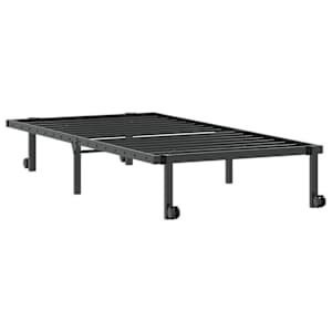 Rám postele bez matrace skládací černý 90x200 cm ocelový - obrázek 8
