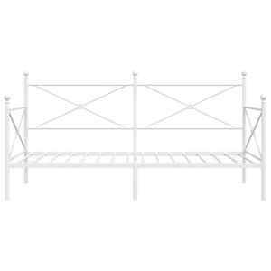 Válenda bez matrace Bílá 100x200 cm ocel - obrázek 5