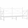 vidaXL lamamisvoodi ilma madratsita Valge 90x200 cm terasest