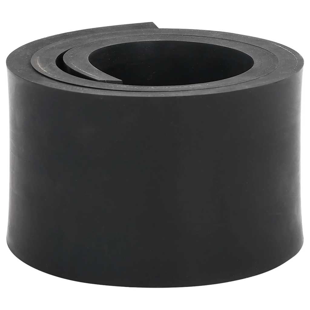 vidaXL Margine de cauciuc pentru plug de zăpadă negru 80x8x1 cm