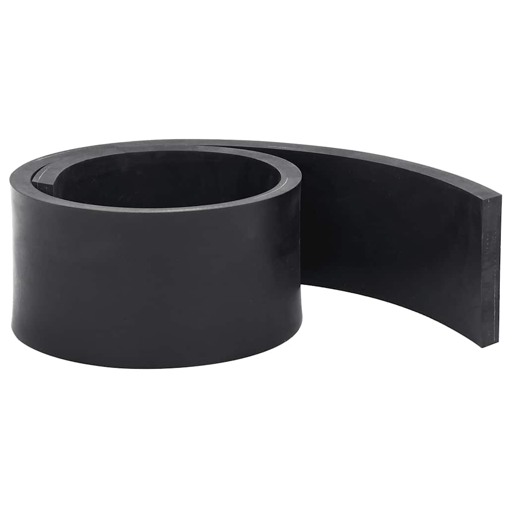vidaXL Margine de cauciuc pentru plug de zăpadă negru 80x8x1 cm