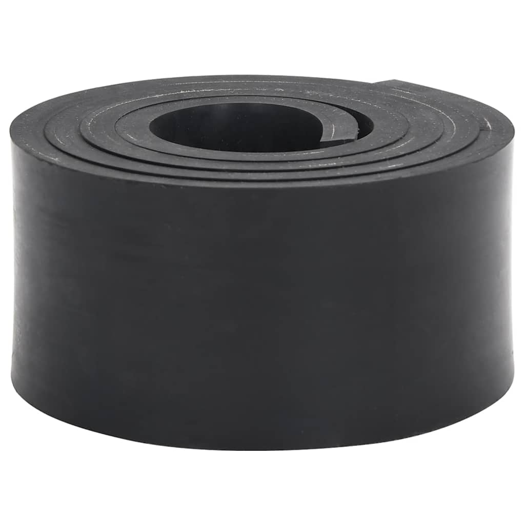 vidaXL Margine de cauciuc pentru plug de zăpadă negru 200x8x1 cm