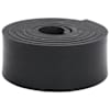 vidaXL Kummiserv lumesahale Must 250x8x1 cm