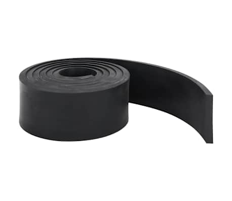 vidaXL Margine de cauciuc pentru plug de zăpadă negru 250x8x1 cm