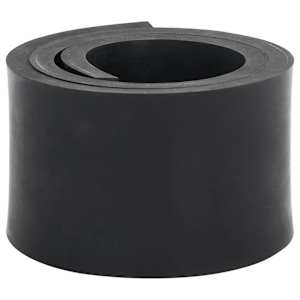 Gumijast rob za snežni plug črne barve 80x10x1 cm