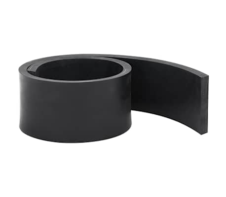 vidaXL Margine de cauciuc pentru plug de zăpadă negru 100x10x1 cm