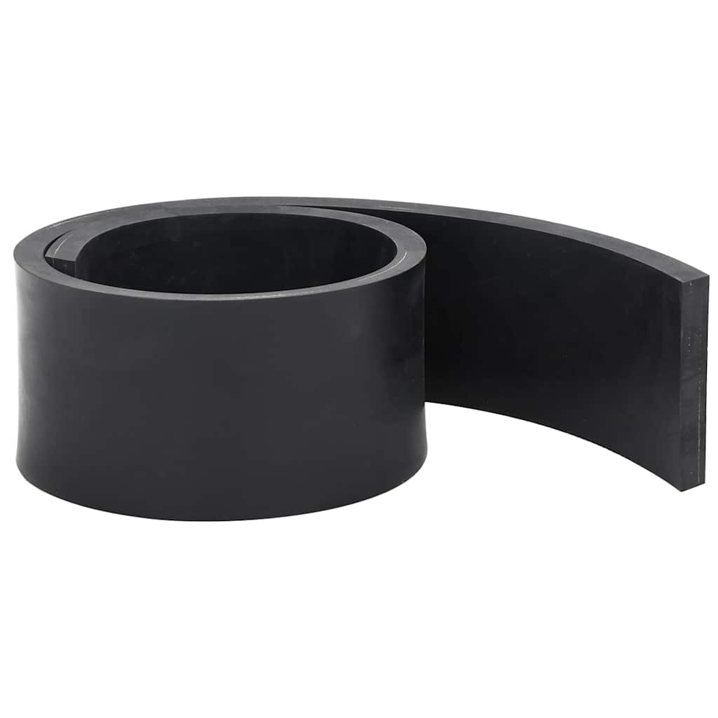 vidaXL Margine de cauciuc pentru plug de zăpadă negru 120x10x1 cm
