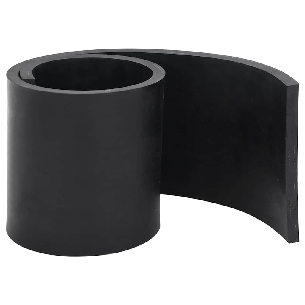 vidaXL Margine de cauciuc pentru plug de zăpadă negru 80x15x1 cm