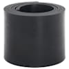 vidaXL lumekoristusketta kummist serv, must, 150 x 15 x 1 cm