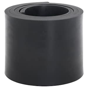 Gumijast rob za snežni plug črne barve 180x15x1 cm