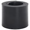 vidaXL Kummiserv lumesahale Must 200x15x1 cm