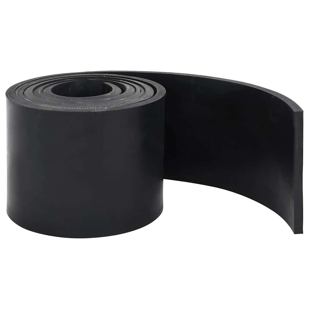 vidaXL - Rubberen - rand - voor - sneeuwploeg - 300x15x1 - cm - zwart
