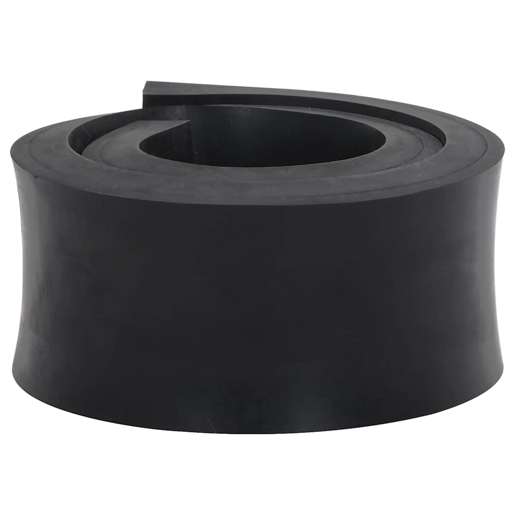 vidaXL Margine de cauciuc pentru plug de zăpadă negru 80x8x2 cm