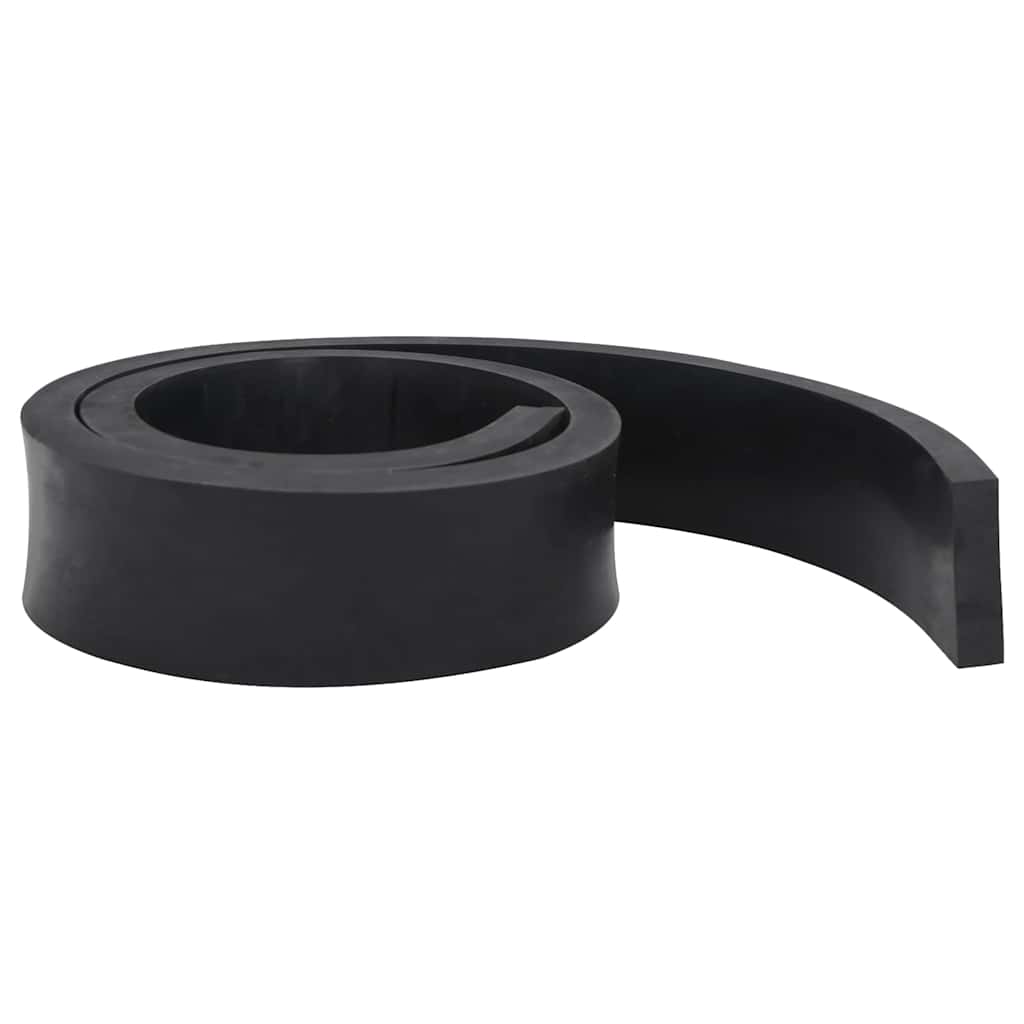 vidaXL Margine de cauciuc pentru plug de zăpadă negru 200x8x2 cm