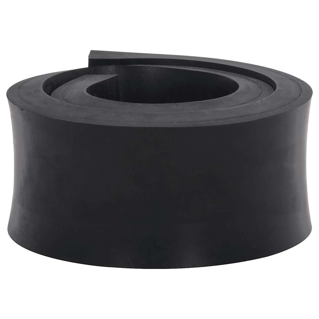 Borda de borracha para limpa-neves 120x10x2 cm preto