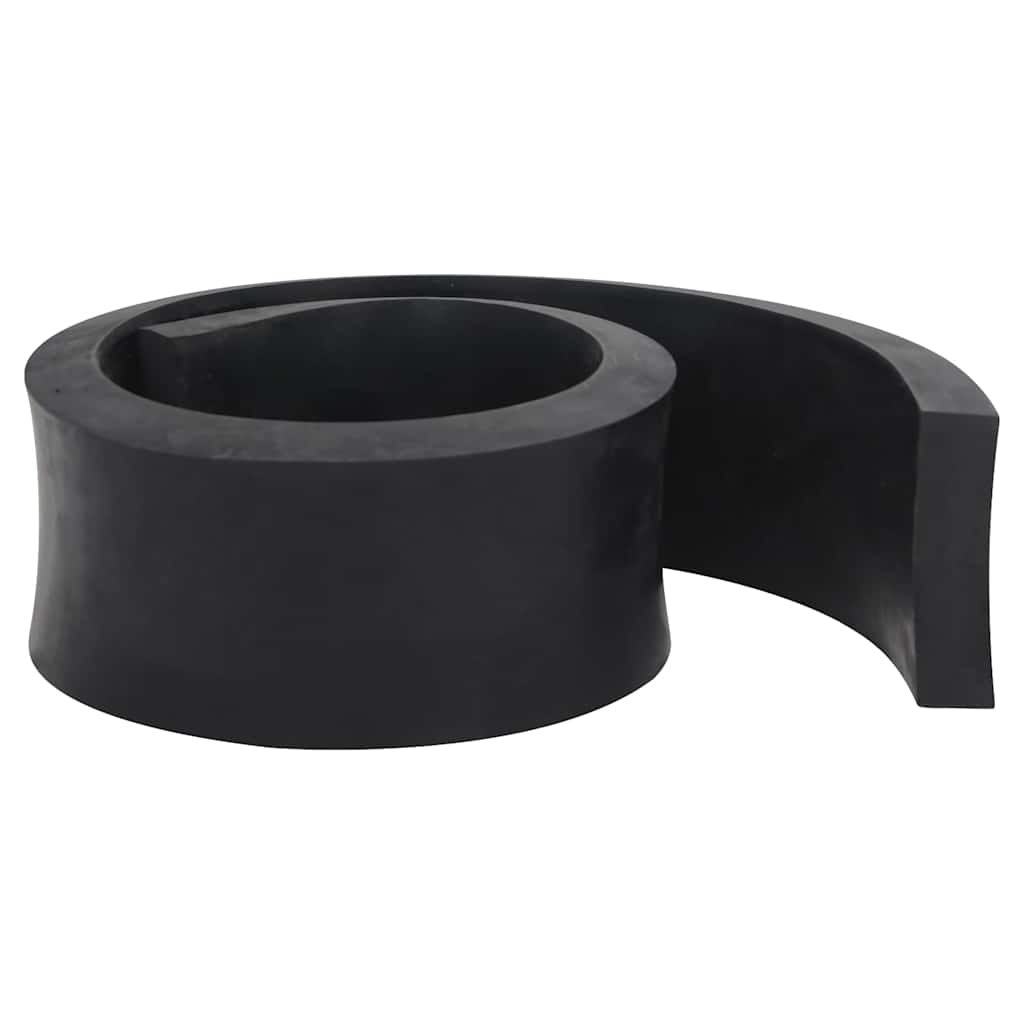 vidaXL Rubberen rand voor sneeuwploeg 120x10x2 cm zwart afbeelding