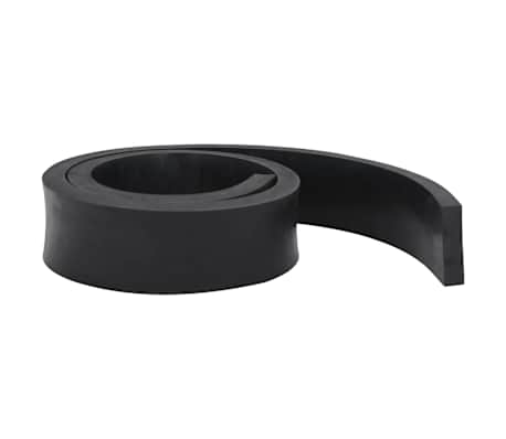vidaXL Rubberen rand voor sneeuwploeg 180x10x2 cm zwart