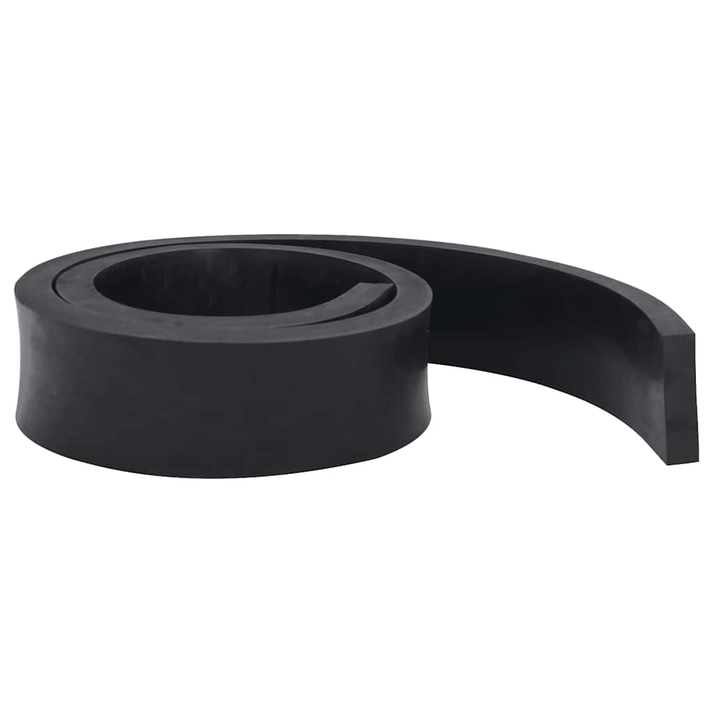 vidaXL Margine de cauciuc pentru plug de zăpadă negru 200x10x2 cm